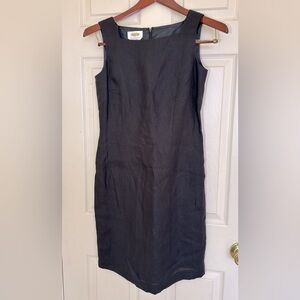 TALBOTS 100% Linen Women’s Black Dress Size 4 Small